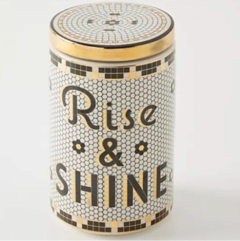 Anthropologie Bistro Rise & Shine Canister